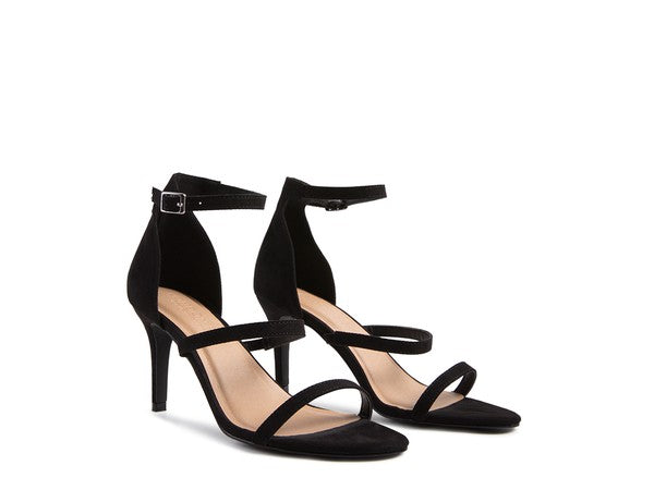 KAZAKI MID HEEL ANKLE STRAP SANDAL - Faylinn & Co