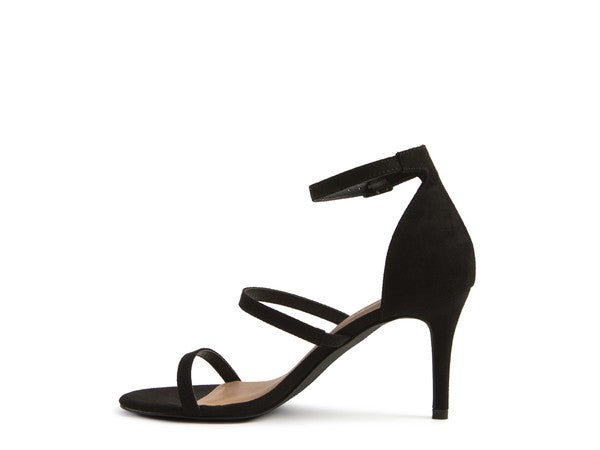 KAZAKI MID HEEL ANKLE STRAP SANDAL - Faylinn & Co