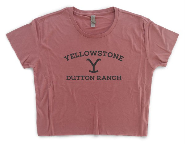 Yellowstone Dutton Ranch Boutique Cropped Tee - Faylinn & Co