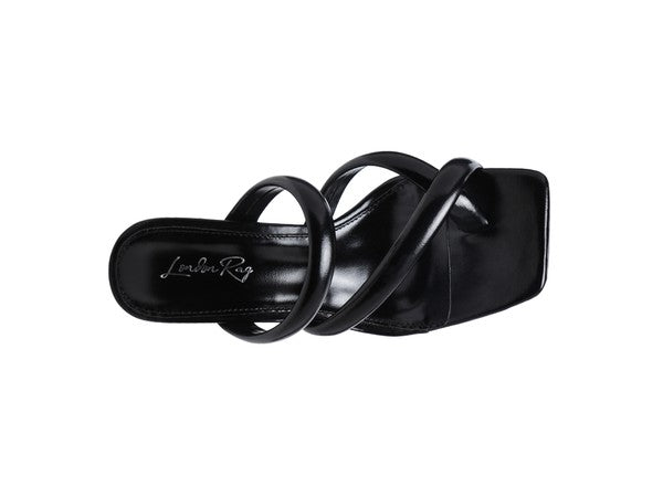 ERISED Clear Heel Toe Ring Slides - Faylinn & Co