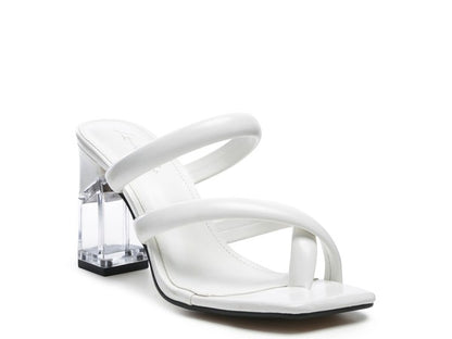 ERISED Clear Heel Toe Ring Slides - Faylinn & Co