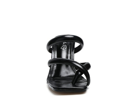 ERISED Clear Heel Toe Ring Slides - Faylinn & Co