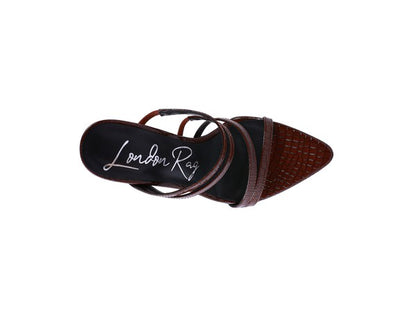 NEW AFFAIR Croc Metal High Heeled Sandals - Faylinn & Co
