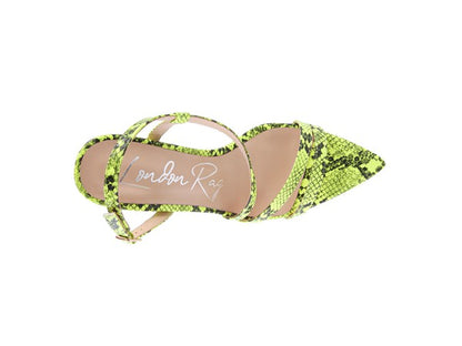 CHERRY TART Snake Print Spool Heel Sandals - Faylinn & Co