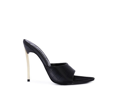 BOTTOMS UP Pointed High Heel Sandal - Faylinn & Co