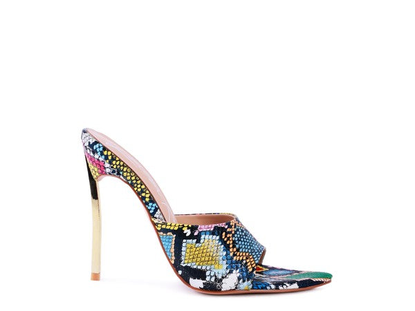 BOTTOMS UP Pointed High Heel Sandal - Faylinn & Co
