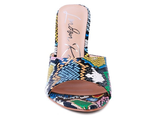 BOTTOMS UP Pointed High Heel Sandal - Faylinn & Co