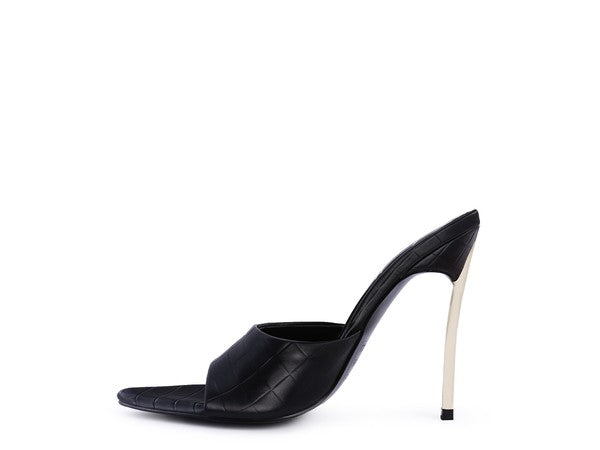 BOTTOMS UP Pointed High Heel Sandal - Faylinn & Co