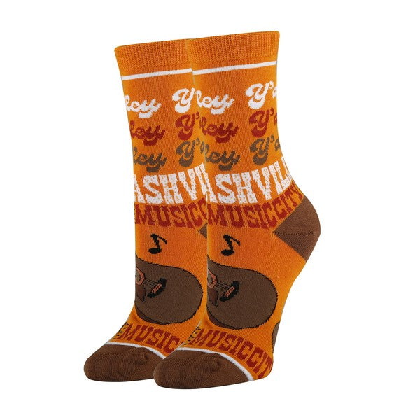 Hey Y all - Womens Crew Socks - Faylinn & Co