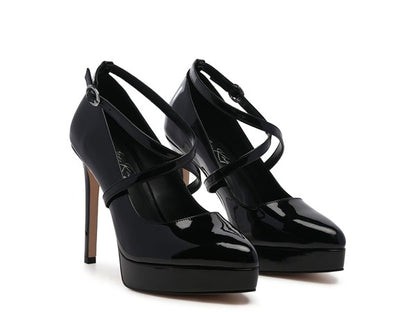PIXIE DUST CROSS STRAPPED STILETTO SANDAL - Faylinn & Co