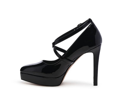 PIXIE DUST CROSS STRAPPED STILETTO SANDAL - Faylinn & Co