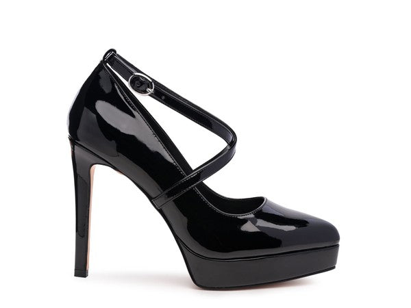 PIXIE DUST CROSS STRAPPED STILETTO SANDAL - Faylinn & Co