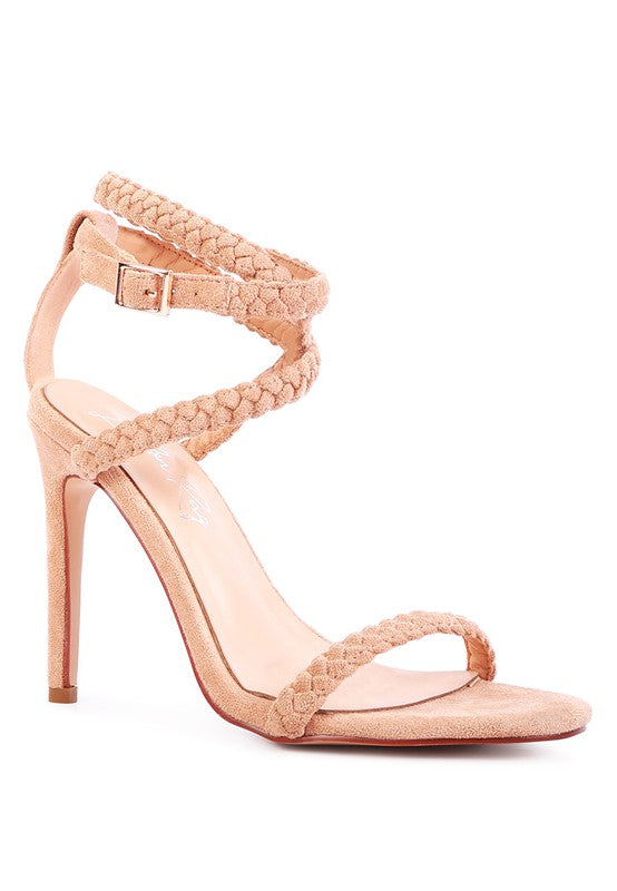 SHERRI SUEDE STILETTO SLING-BACK SANDAL - Faylinn & Co