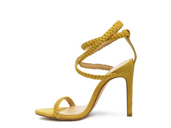 SHERRI SUEDE STILETTO SLING-BACK SANDAL - Faylinn & Co