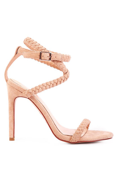 SHERRI SUEDE STILETTO SLING-BACK SANDAL - Faylinn & Co