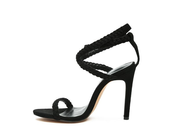 SHERRI SUEDE STILETTO SLING-BACK SANDAL - Faylinn & Co