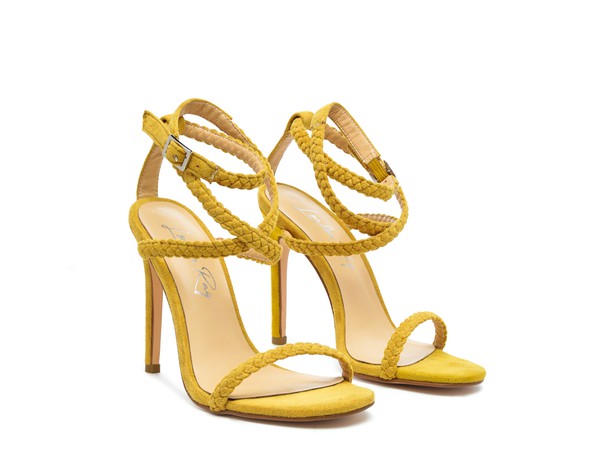 SHERRI SUEDE STILETTO SLING-BACK SANDAL - Faylinn & Co