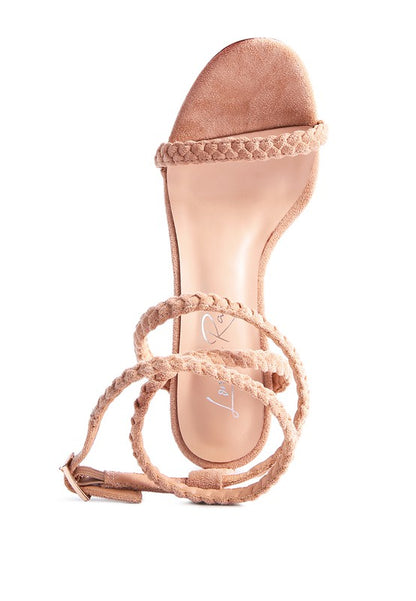 SHERRI SUEDE STILETTO SLING-BACK SANDAL - Faylinn & Co