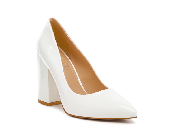 KAMIRA BLOCK HEELED FORMAL PUMPS - Faylinn & Co