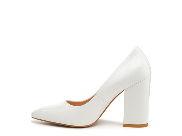 KAMIRA BLOCK HEELED FORMAL PUMPS - Faylinn & Co