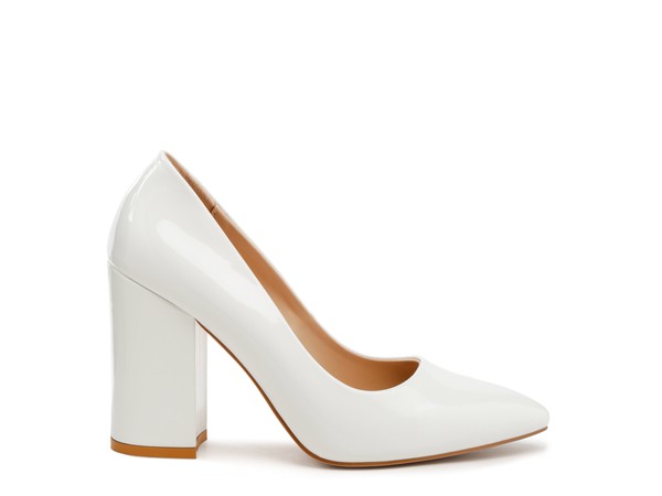 KAMIRA BLOCK HEELED FORMAL PUMPS - Faylinn & Co