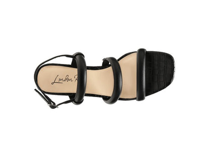 SLATER CROC SLINGBACK BLOCK SANDALS - Faylinn & Co