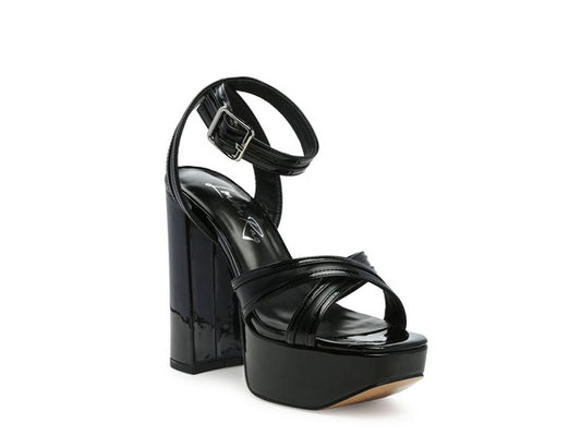 NYLE PLATFORM HEELED SANDALS - Faylinn & Co