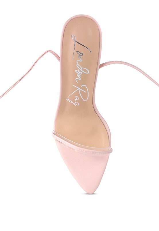 SPHYNX HIGH HEEL LACE UP SANDALS - Faylinn & Co