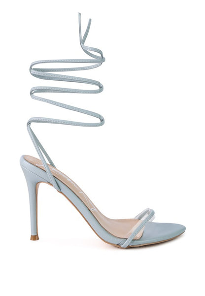 SPHYNX HIGH HEEL LACE UP SANDALS - Faylinn & Co