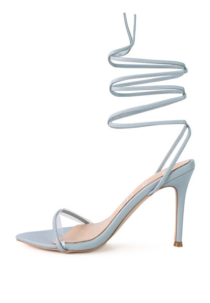 SPHYNX HIGH HEEL LACE UP SANDALS - Faylinn & Co