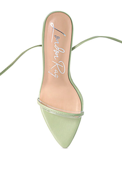 SPHYNX HIGH HEEL LACE UP SANDALS - Faylinn & Co