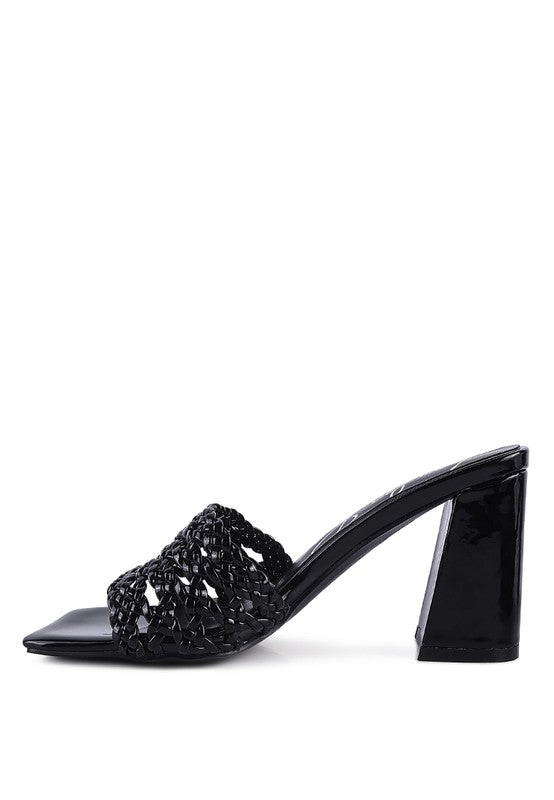 ADORBS BRAIDED STRAPS SLIDER SANDALS - Faylinn & Co