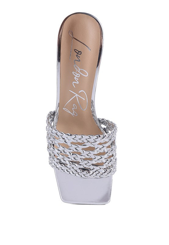 ADORBS BRAIDED STRAPS SLIDER SANDALS - Faylinn & Co