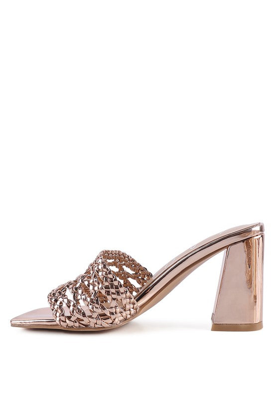 ADORBS BRAIDED STRAPS SLIDER SANDALS - Faylinn & Co