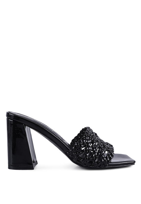 ADORBS BRAIDED STRAPS SLIDER SANDALS - Faylinn & Co