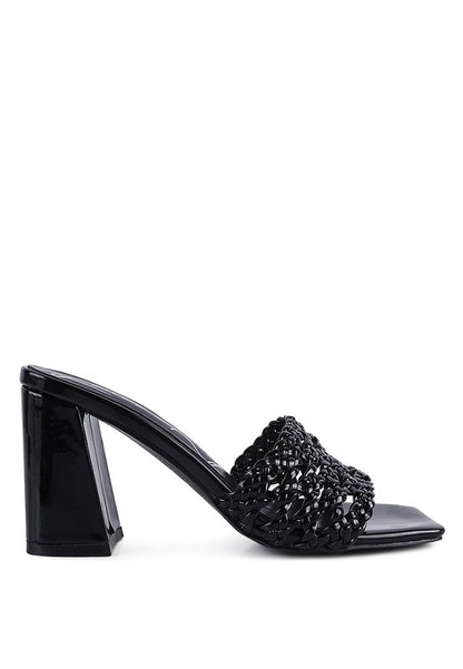 ADORBS BRAIDED STRAPS SLIDER SANDALS - Faylinn & Co
