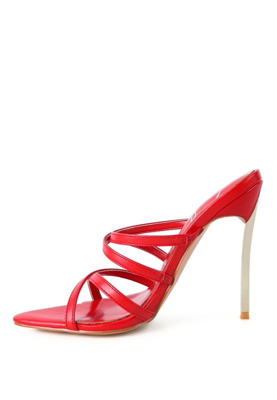 NIGHTCLUB HIGH HEELED NEON ANIMAL SANDALS - Faylinn & Co