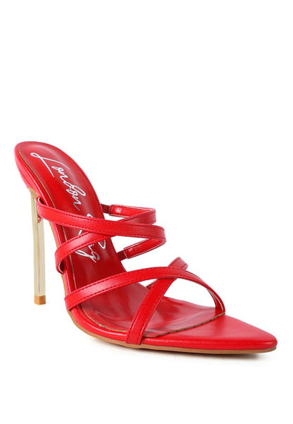 NIGHTCLUB HIGH HEELED NEON ANIMAL SANDALS - Faylinn & Co