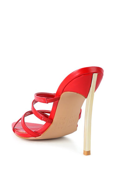 NIGHTCLUB HIGH HEELED NEON ANIMAL SANDALS - Faylinn & Co
