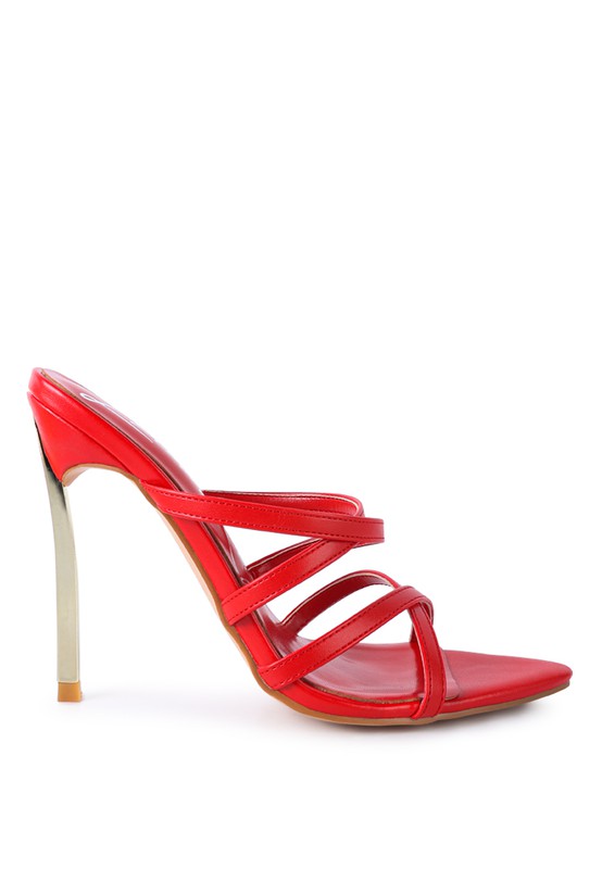 NIGHTCLUB HIGH HEELED NEON ANIMAL SANDALS - Faylinn & Co