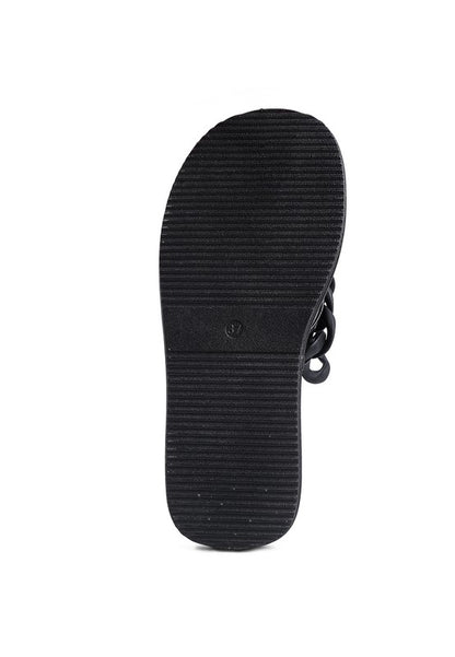 Zing Link Chain Thong Flats - Faylinn & Co