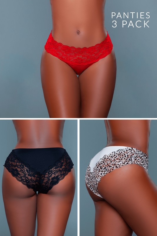 Arlo Bikini Panty 3 Pack - Faylinn & Co