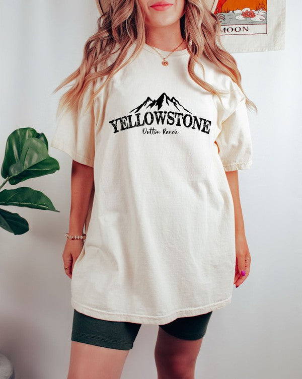 Mountains Yellowstone Dutton Ranch Boutique Tee - Faylinn & Co