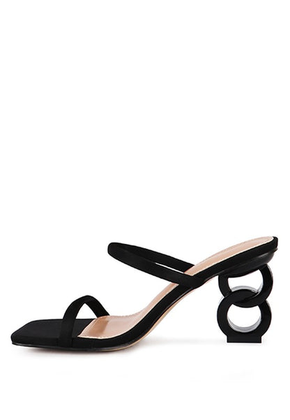 DOWNTOWN EXPERIMENT HEEL SLIDE SANDALS - Faylinn & Co