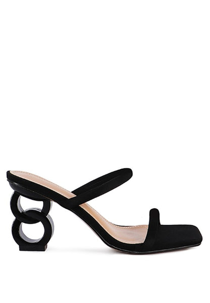 DOWNTOWN EXPERIMENT HEEL SLIDE SANDALS - Faylinn & Co