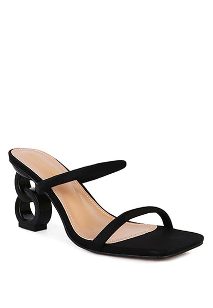 DOWNTOWN EXPERIMENT HEEL SLIDE SANDALS - Faylinn & Co