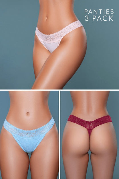 Asher Thong 3 Pack - Faylinn & Co