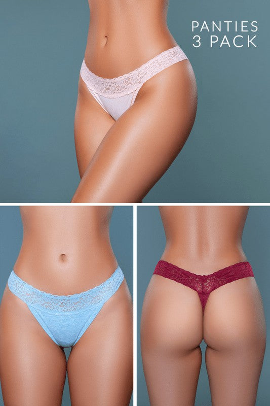 Asher Thong 3 Pack - Faylinn & Co