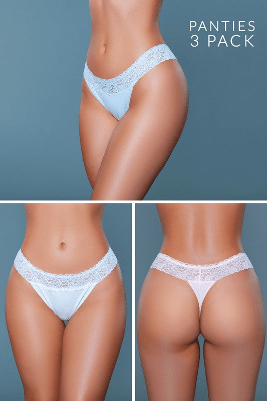 Devon Thong 3 Pack - Faylinn & Co