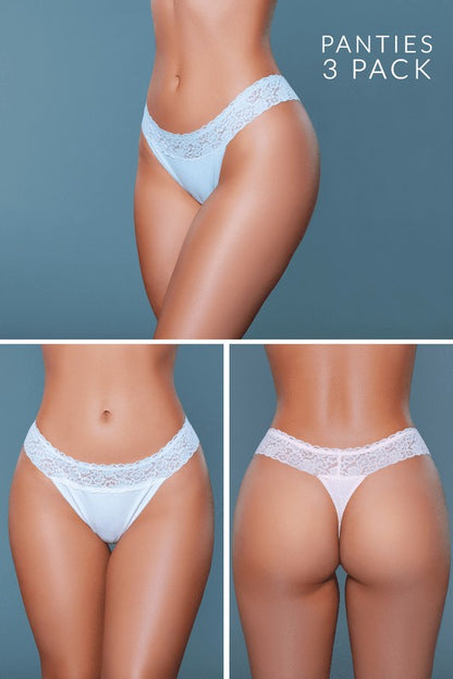 Devon Thong 3 Pack - Faylinn & Co
